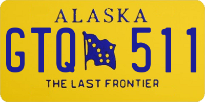AK license plate GTQ511