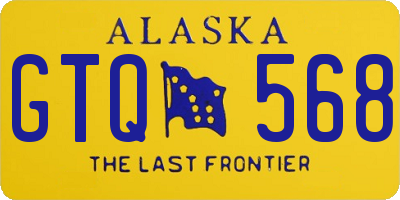 AK license plate GTQ568