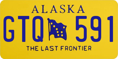 AK license plate GTQ591