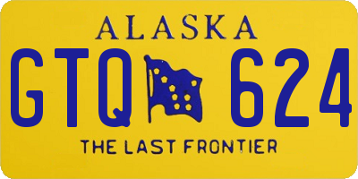 AK license plate GTQ624