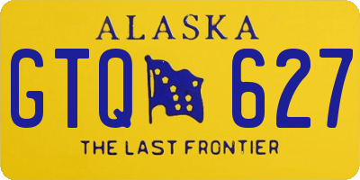 AK license plate GTQ627