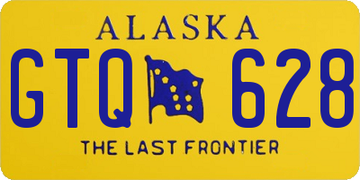 AK license plate GTQ628