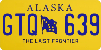 AK license plate GTQ639