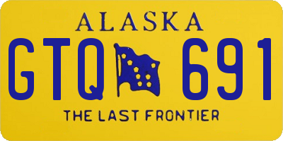 AK license plate GTQ691