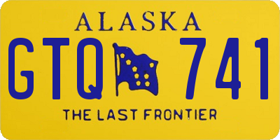 AK license plate GTQ741