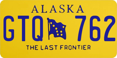 AK license plate GTQ762