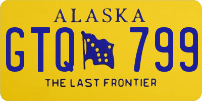AK license plate GTQ799