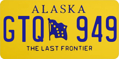AK license plate GTQ949