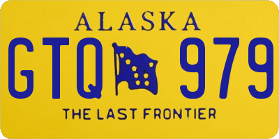 AK license plate GTQ979