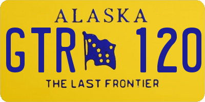 AK license plate GTR120