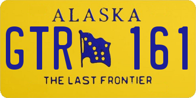 AK license plate GTR161