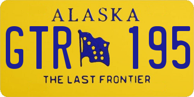 AK license plate GTR195