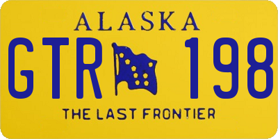 AK license plate GTR198