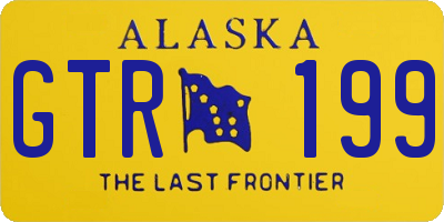 AK license plate GTR199