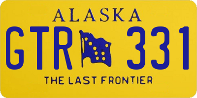 AK license plate GTR331