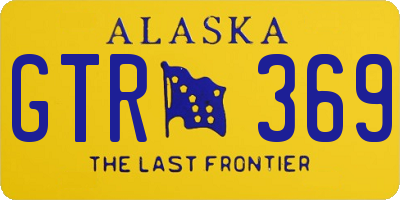 AK license plate GTR369