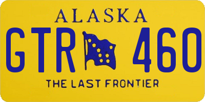 AK license plate GTR460