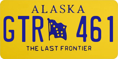 AK license plate GTR461