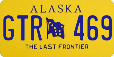 AK license plate GTR469