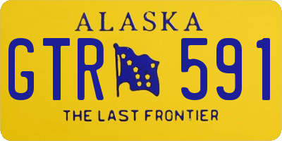 AK license plate GTR591