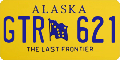 AK license plate GTR621