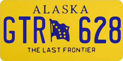 AK license plate GTR628