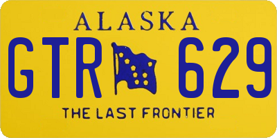 AK license plate GTR629