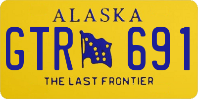 AK license plate GTR691