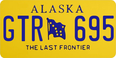 AK license plate GTR695