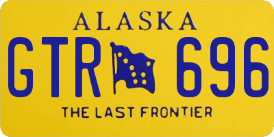 AK license plate GTR696