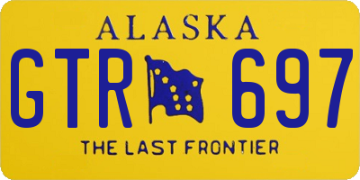 AK license plate GTR697