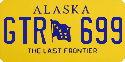 AK license plate GTR699