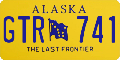 AK license plate GTR741