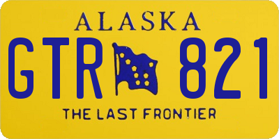 AK license plate GTR821
