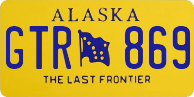 AK license plate GTR869