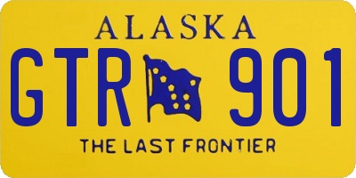 AK license plate GTR901
