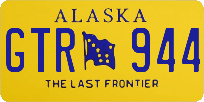 AK license plate GTR944