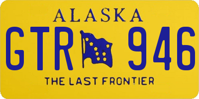 AK license plate GTR946