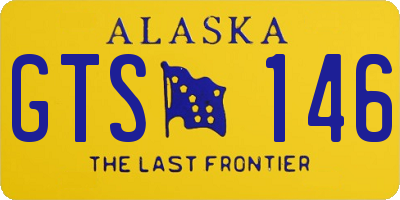 AK license plate GTS146