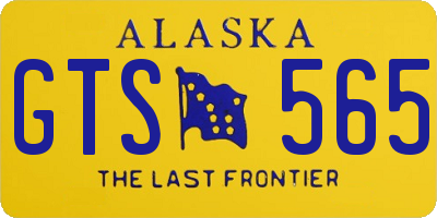 AK license plate GTS565