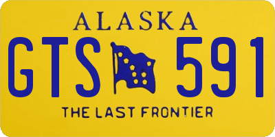 AK license plate GTS591