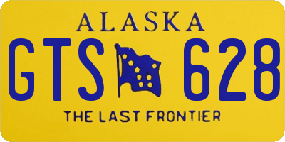AK license plate GTS628