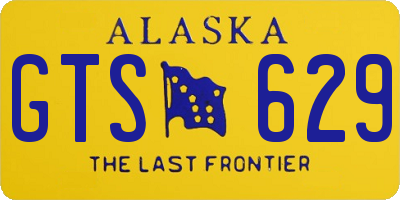 AK license plate GTS629