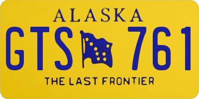 AK license plate GTS761