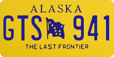 AK license plate GTS941