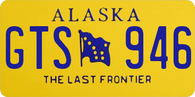 AK license plate GTS946