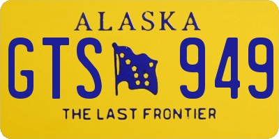 AK license plate GTS949