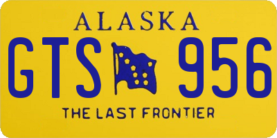 AK license plate GTS956