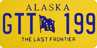 AK license plate GTT199