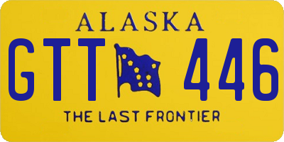 AK license plate GTT446